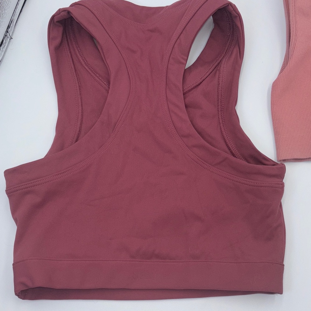 OUAI Ribbed Dusty Rose Top - Picture 6 of 12